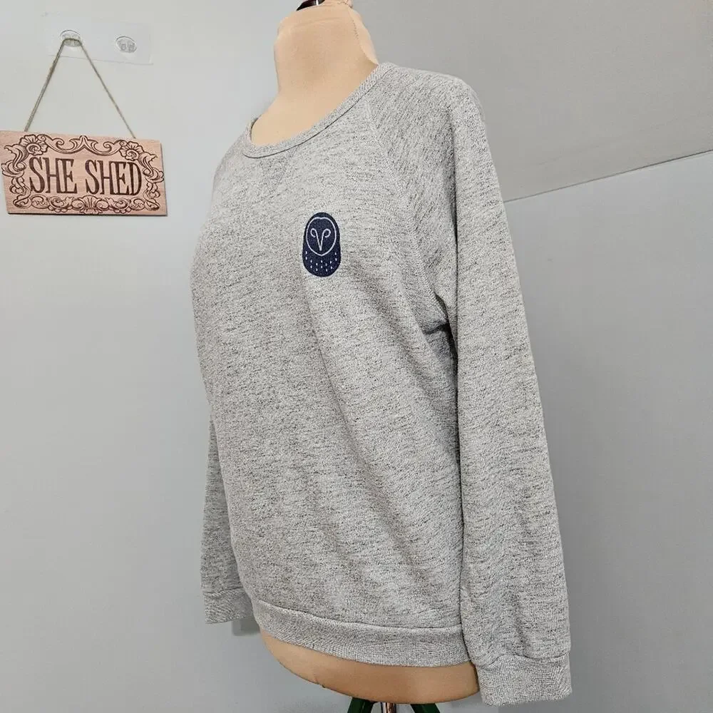 Marine Layer Samsara Gray Sweatshirt Pullover Large Unisex Made in USA - Picture 4 of 16